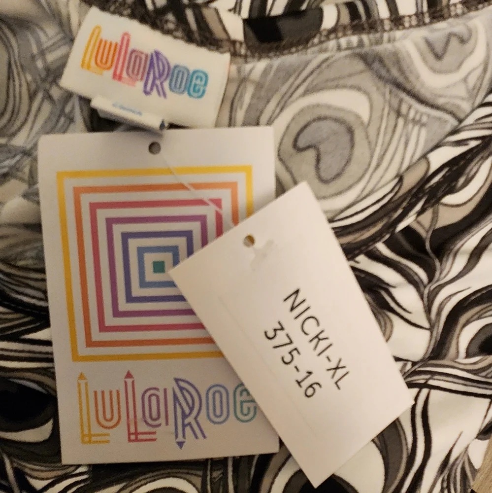 LuLaRoe Nicki Sleeveless A-Line Dress - Picture 4 of 4